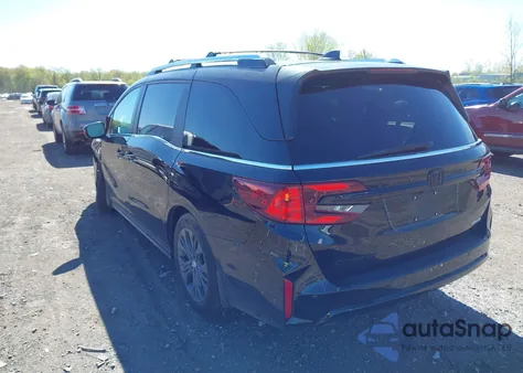 2025 Honda Odyssey Touring from USA, damaged, VIN 5FNRL6H84SB001927